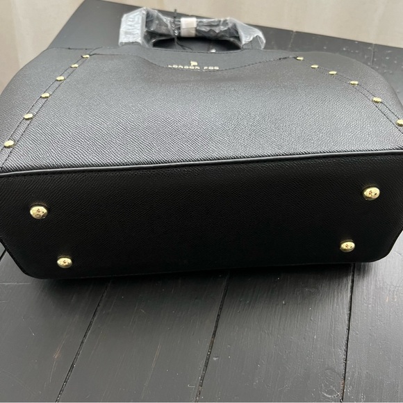 London Fog Marcelle Studded Satchel - Picture 6 of 12